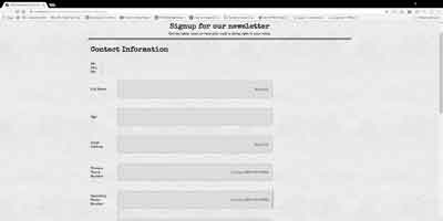 Online Registration Form